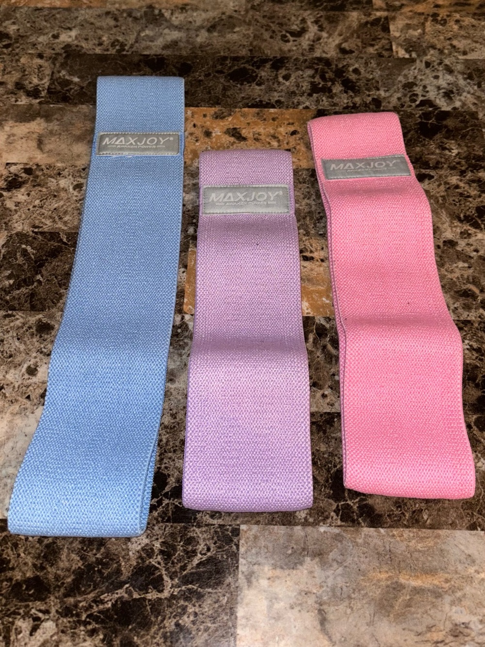 Resistance Loop Bands Set - Pink, Purple, Blue
